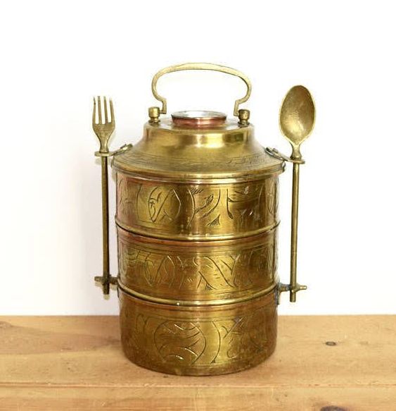 Tiffin Box Made Of Brass
